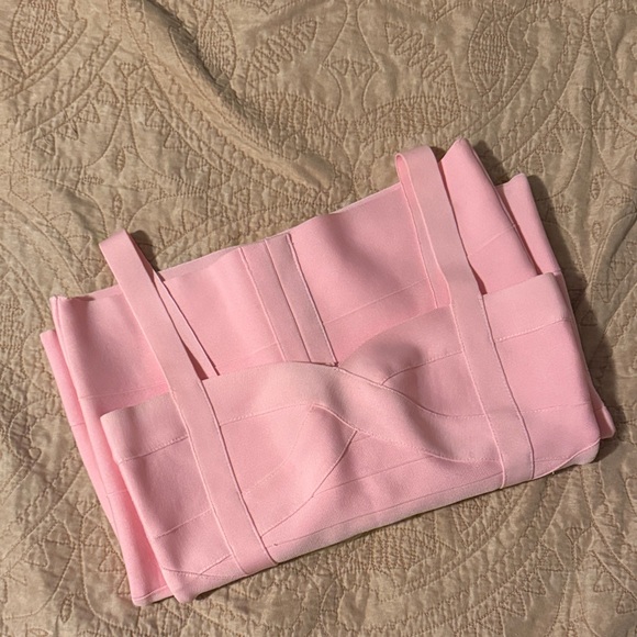 Elegant Pink Bodycon Dress - Picture 5 of 5